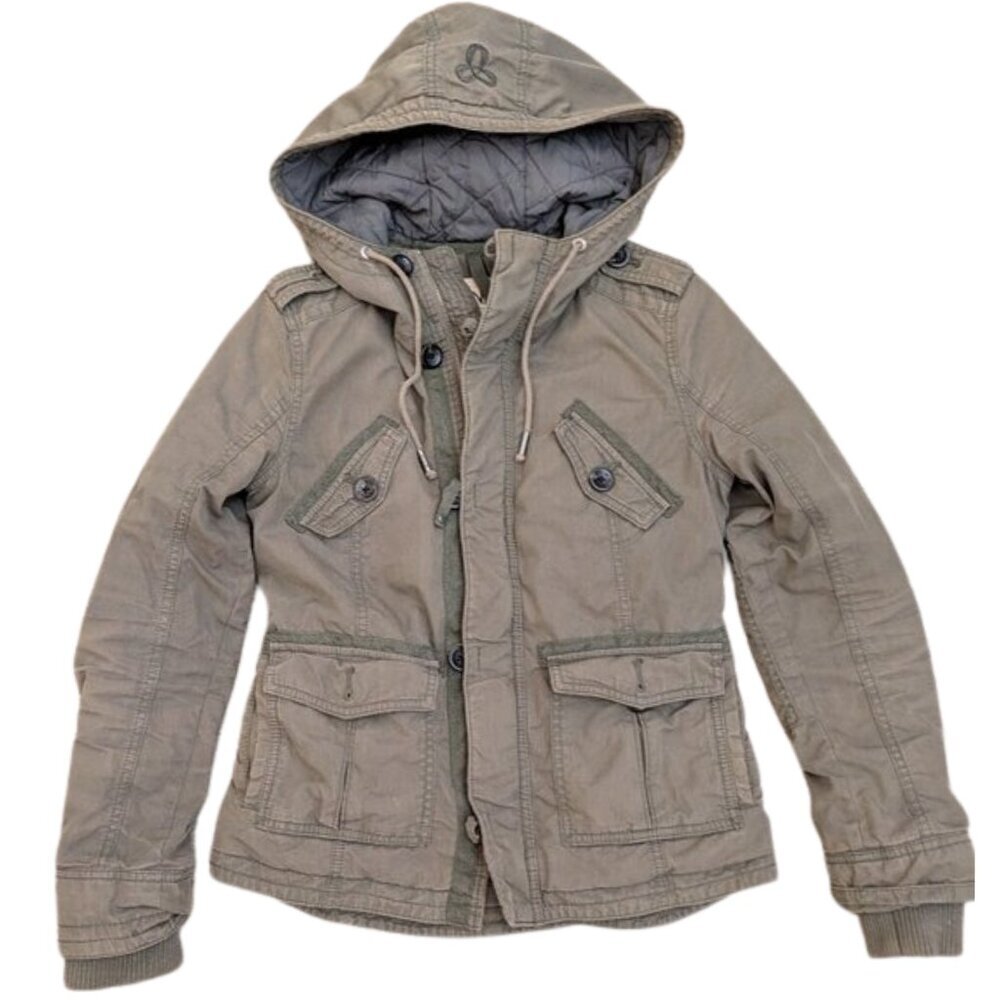 Aritzia TNA Platoon Military Jacket Olive Green